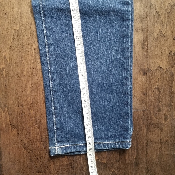 Aeropostale Ultra Skinny Medium Dark Wash Denim Jeans Low Rise Short - Picture 5 of 6